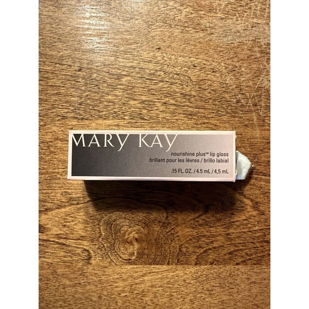 Mary Kay Nourishing Plus Lip Gloss~ Mango Tango ~ Full Size NIB